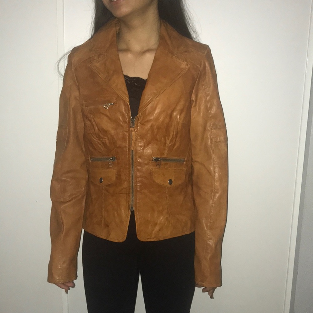 Black Rivet Leather Jacket